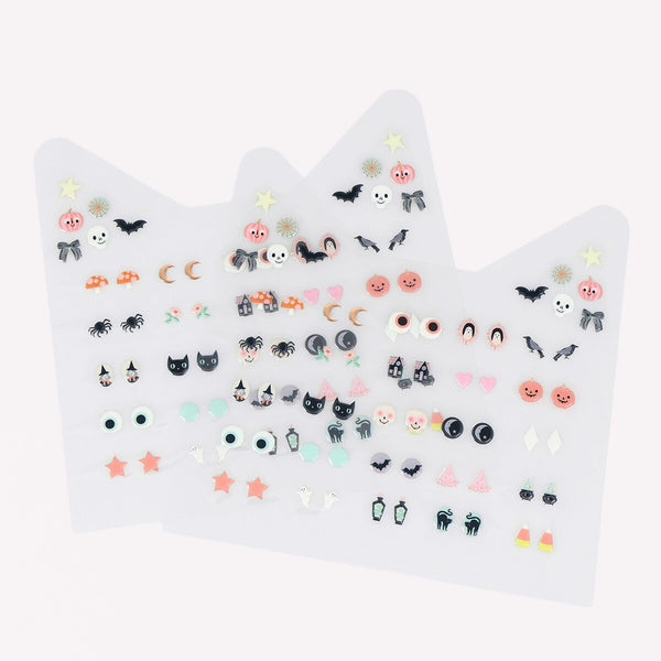 Halloween Stick On Earrings