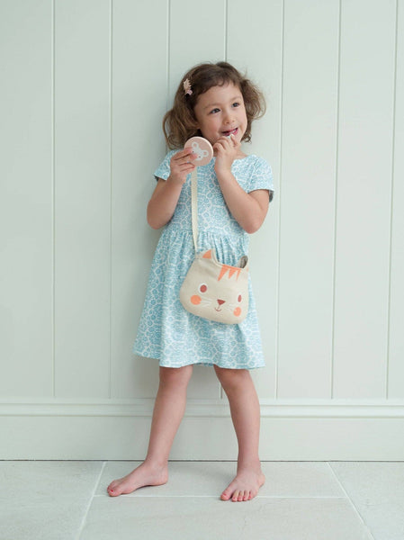 Wooden Kitten Handbag Pretend Play Set