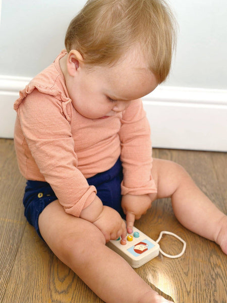 Wooden Toy Mobile Phone