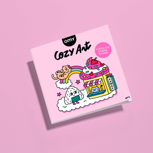 Cozy Art Coloring Book- Kawaii - Where The Sidewalk Ends Toy Shop