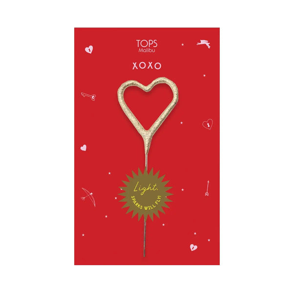 Sparkler Card Xo Gold and Rose Gold 4" - Where The Sidewalk Ends Toy Shop