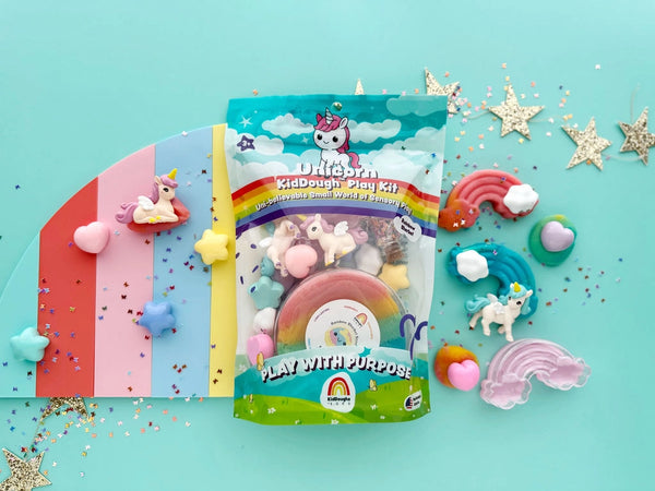 Unicorn Rainbow (Rainbow Sherbet) Kiddough Play Kit