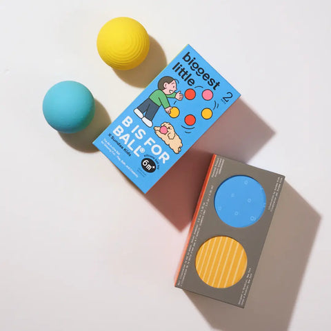 B Is For Ball® - 2-Ball Set in “Honk Honk” Bus Toy Box - Where The Sidewalk Ends Toy Shop