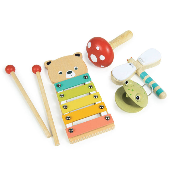 Wooden Woodland Music Set for Kids