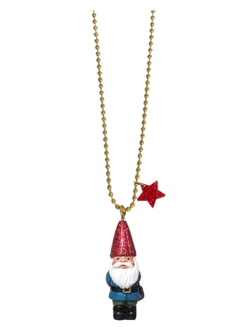 "Gnome" Holiday Necklace - Where The Sidewalk Ends Toy Shop
