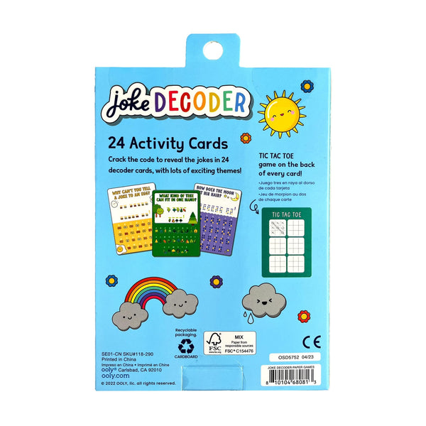 Joke Decoder Activity Cards - Set of 24 - Where The Sidewalk Ends Toy Shop