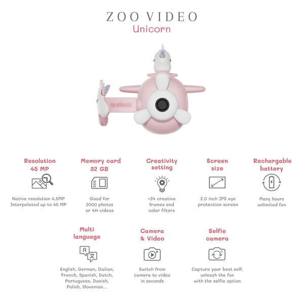 Zoo Video - Unicorn - Where The Sidewalk Ends Toy Shop