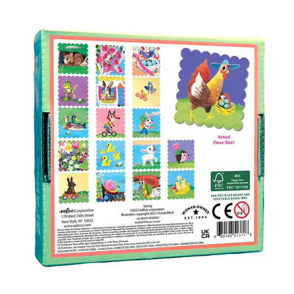 Spring Little Square Memory Game - Where The Sidewalk Ends Toy Shop