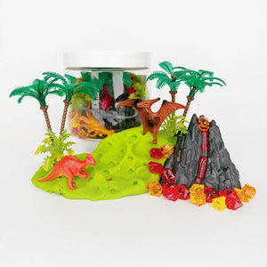 Dinosaur Volcano (Watersmellon) Dough-To-Go - Where The Sidewalk Ends Toy Shop