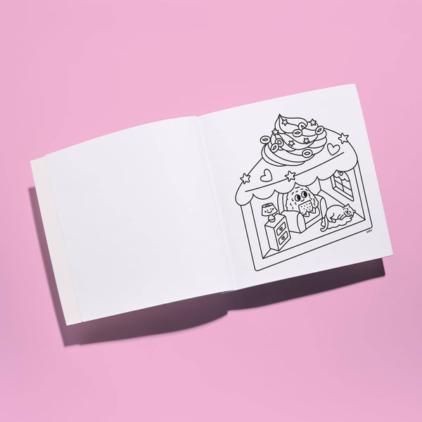 Cozy Art Coloring Book- Kawaii - Where The Sidewalk Ends Toy Shop