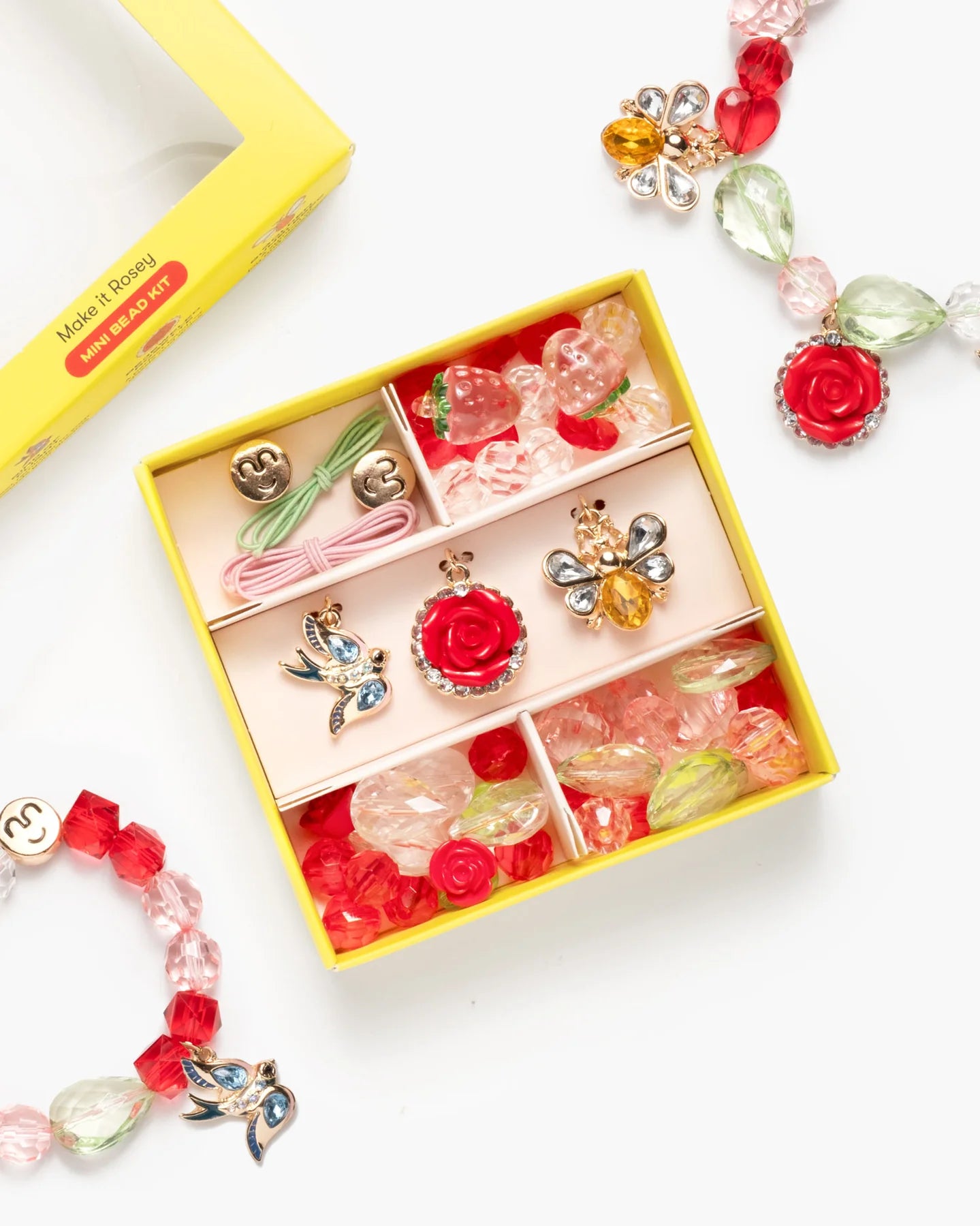 Make It Rosey Mini Bead Kit - Where The Sidewalk Ends Toy Shop