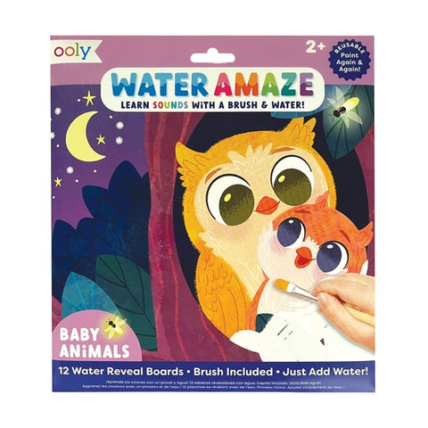 Water Amaze Water Reveal Boards - Baby Animals (13 Pc Set) - Where The Sidewalk Ends Toy Shop