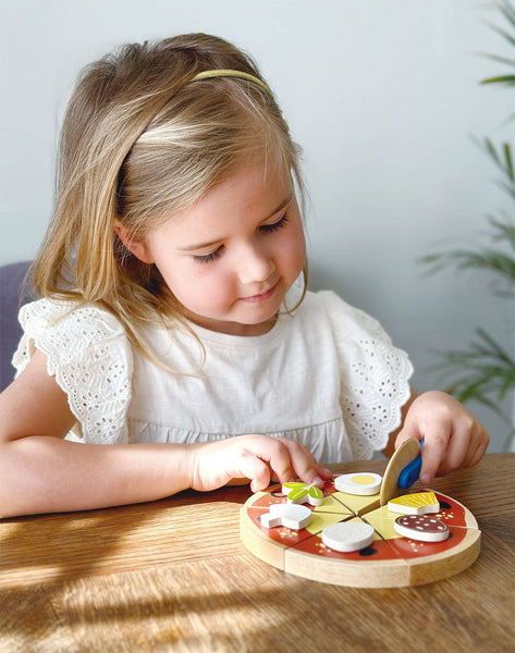 Wooden Take-Out Pizza