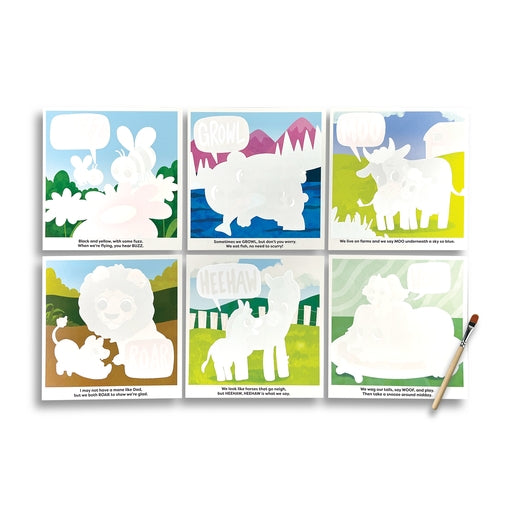 Water Amaze Water Reveal Boards - Baby Animals (13 Pc Set) - Where The Sidewalk Ends Toy Shop