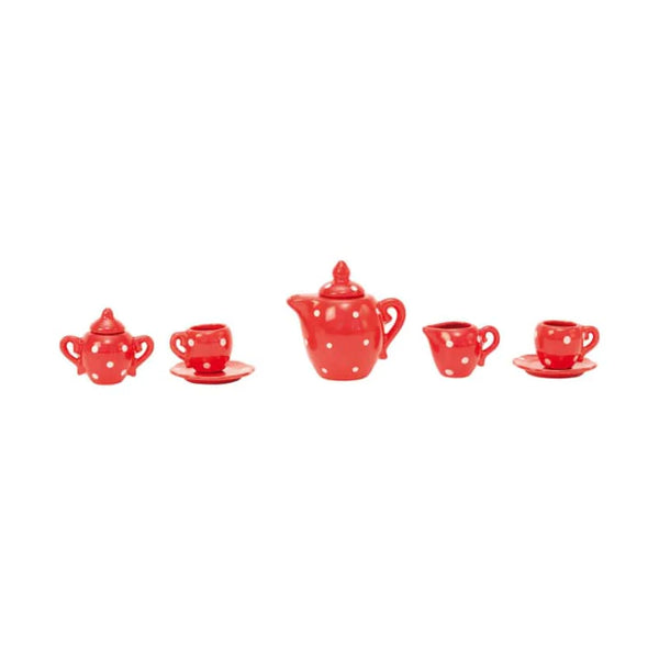 Suitcase - Tea Party Ceramic Set The Big Family - Where The Sidewalk Ends Toy Shop