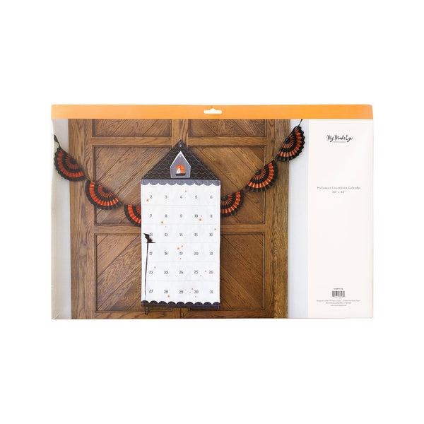 Countdown to Halloween Canvas Pocket Advent