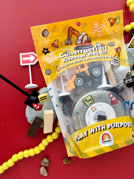 Construction (Cookies 'n Cream) Kiddough Play Kit