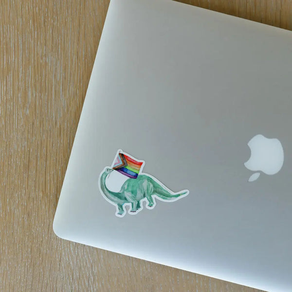 Pride Dinosaur Sticker - Where The Sidewalk Ends Toy Shop