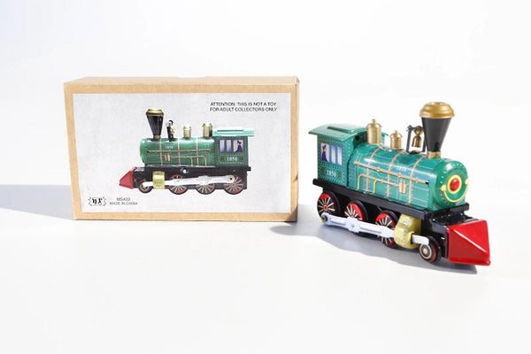 Railway Steam Locomotive Green - Where The Sidewalk Ends Toy Shop