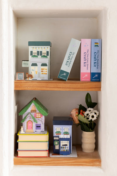 Tiny House- Tiny Fairy House, Tiny Bookshop, Tiny Bakery - Where The Sidewalk Ends Toy Shop
