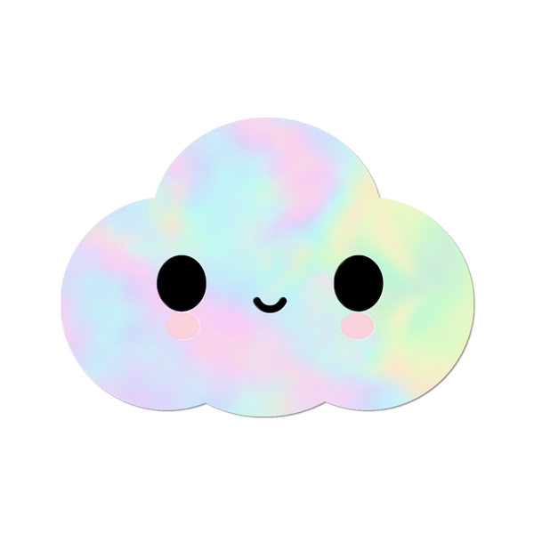 Holo Little Cloud by FriendsWithYou - Die-Cut Sticker