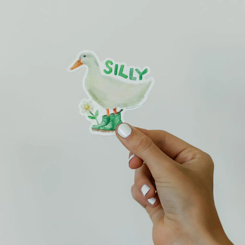 Silly Goose Sticker - Where The Sidewalk Ends Toy Shop