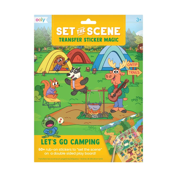 Set The Scene Transfer Stickers Magic - Let's Go Camping - Where The Sidewalk Ends Toy Shop