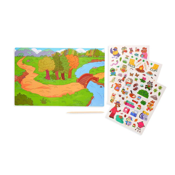 Set The Scene Transfer Stickers Magic - Let's Go Camping - Where The Sidewalk Ends Toy Shop