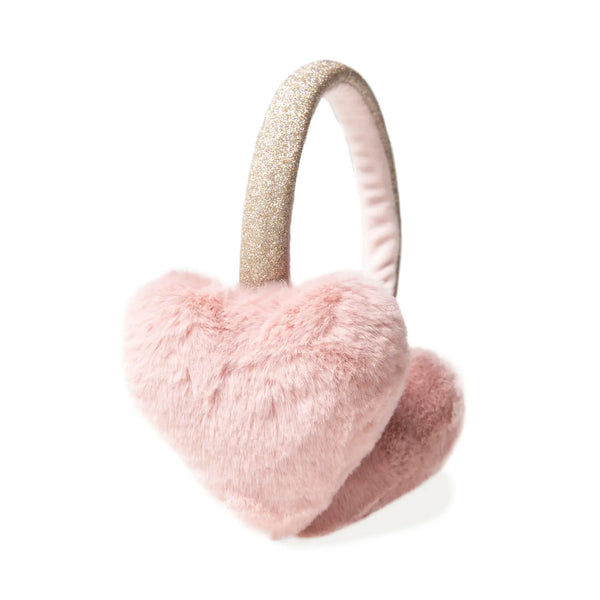 Fluffy Love Heart Earmuffs - Where The Sidewalk Ends Toy Shop