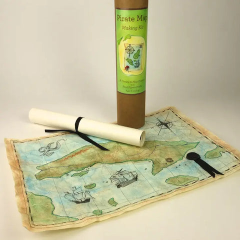 Pirate Map-Making Kit - Where The Sidewalk Ends Toy Shop