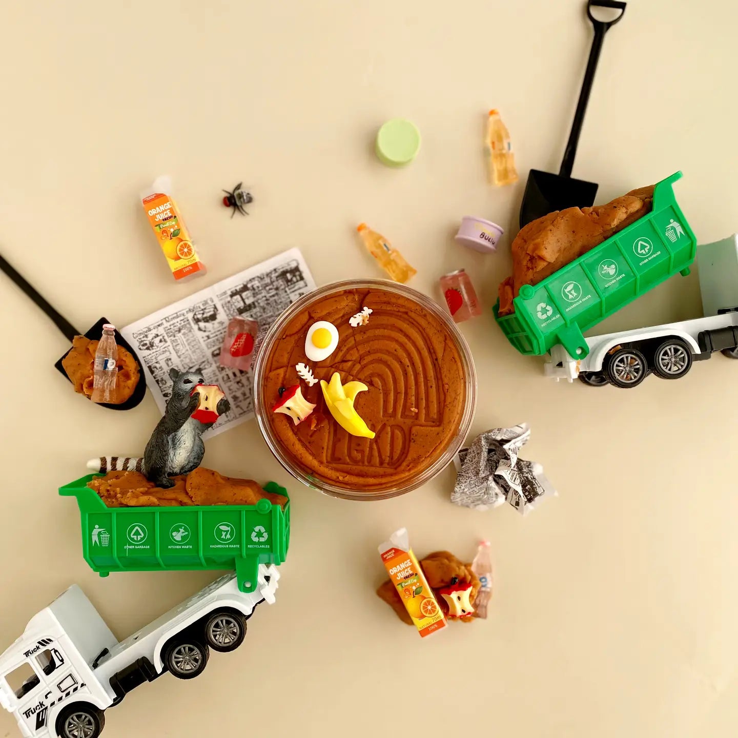 Garbage (Root Beer) Kiddough Play Kit - Where The Sidewalk Ends Toy Shop