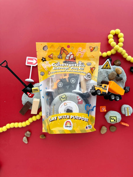Construction (Cookies 'n Cream) Kiddough Play Kit