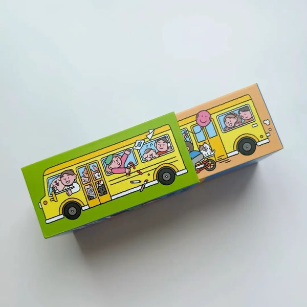 B Is For Ball® - 2-Ball Set in “Honk Honk” Bus Toy Box - Where The Sidewalk Ends Toy Shop