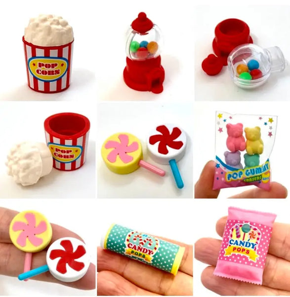 Iwako Candy Sweets Erasers Card - Where The Sidewalk Ends Toy Shop