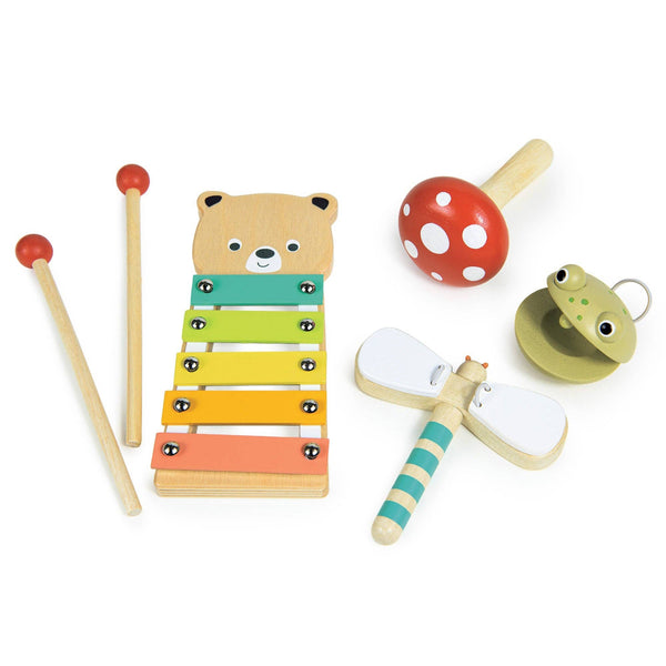 Wooden Woodland Music Set for Kids