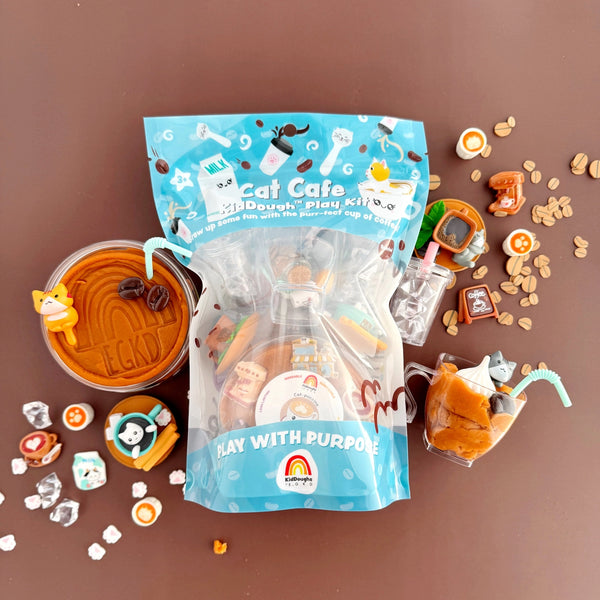 Cat Cafe Kiddough Play Kit - Where The Sidewalk Ends Toy Shop