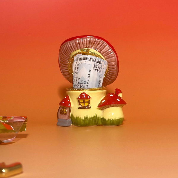 Mushroom House Hand Painted Trinket Box - Where The Sidewalk Ends Toy Shop