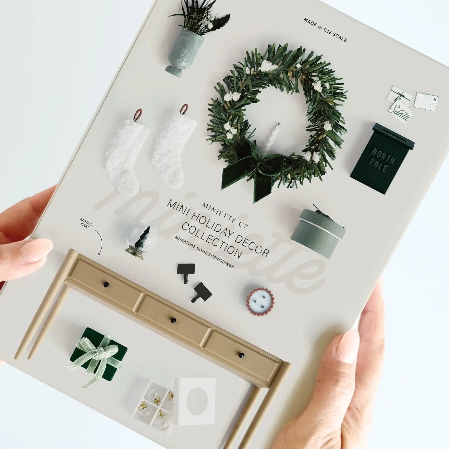 Miniature Holiday Decor Set – 20 Pieces - Where The Sidewalk Ends Toy Shop