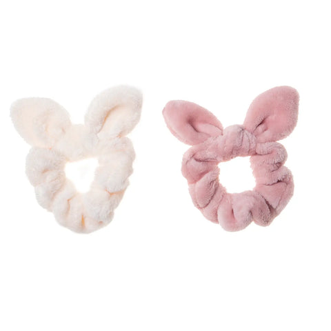 Fluffy Bunny Ears Scrunchie 2 Pack - Where The Sidewalk Ends Toy Shop