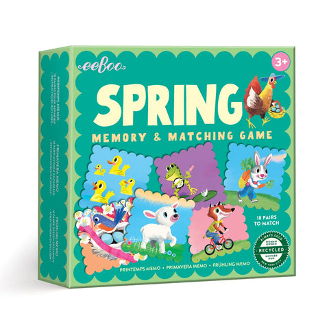 Spring Little Square Memory Game - Where The Sidewalk Ends Toy Shop