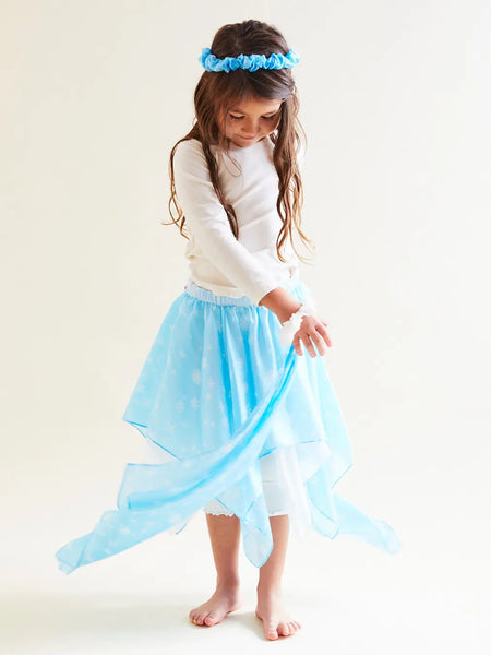 Snow Fairy Skirt, 100% Natural Silk - Where The Sidewalk Ends Toy Shop