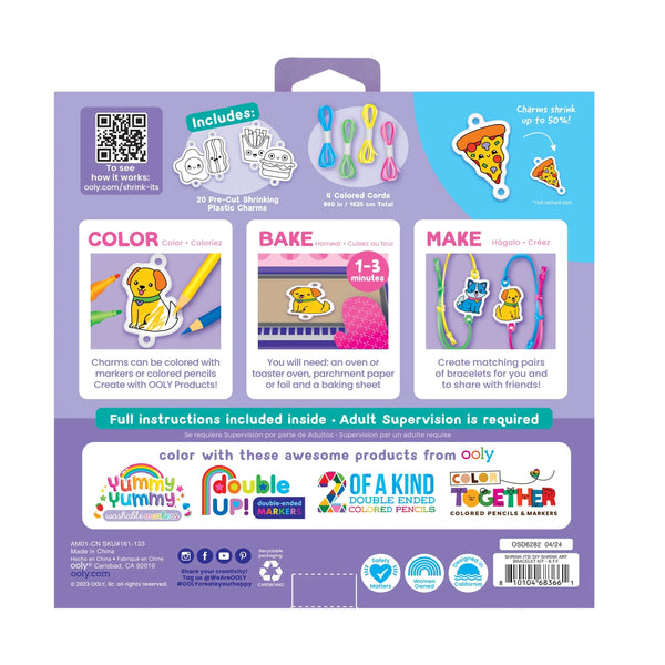 Shrink-Its! D.I.Y. Shrink Art Bracelets Kit - B.F.F. - Where The Sidewalk Ends Toy Shop