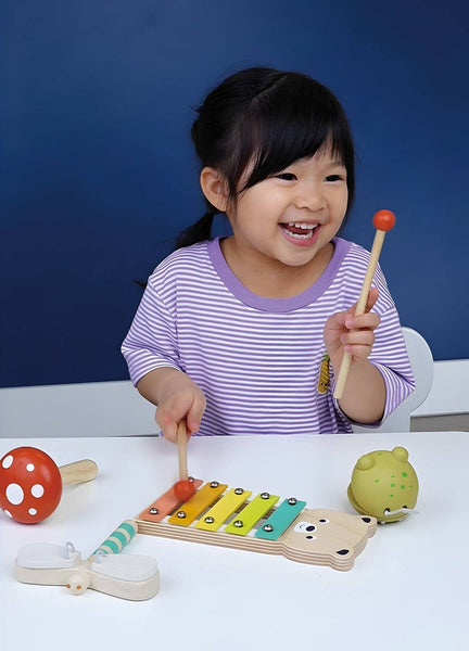 Wooden Woodland Music Set for Kids