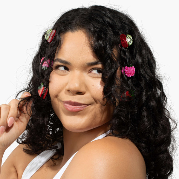 Micro Berry Basket Hair Claw Clip Set
