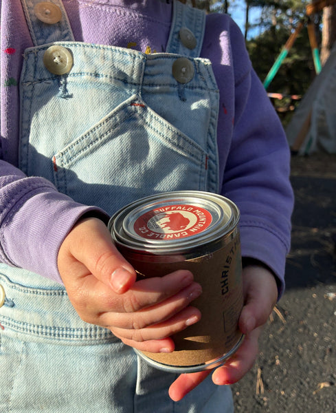 Decorate Your Own Kraft Paper Holiday Christmas Tree Candle