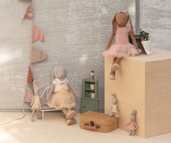 Bunny, Size 3 - Classic - Ballet suit and skirt cream - Where The Sidewalk Ends Toy Shop