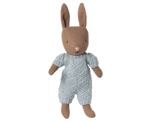 Rabbit, Micro - Sand - Blue Knitted Suit