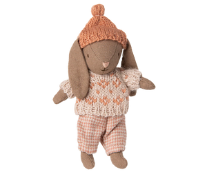 Winter bunny, Micro - Brown - Rose