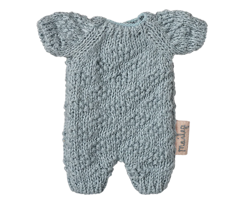 Knitted suit, Micro - Blue