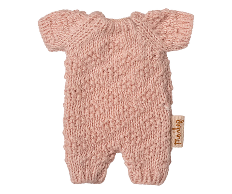Knitted suit, Micro - Rose